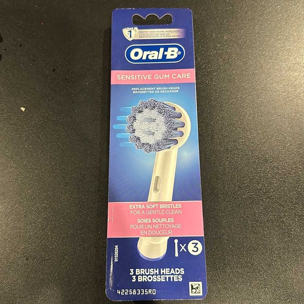Oral-B Sensitive Gum Care Electric Toothbrush Replacement 3 Brush Head Refills
